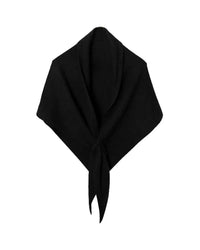 Wool Blend Oversized Triangle Wrap Shawl
