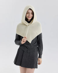 Women's Knit Balaclava Scarf Hat