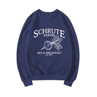 Schrute Farms Long Sleeve Pullover Sweatshirt