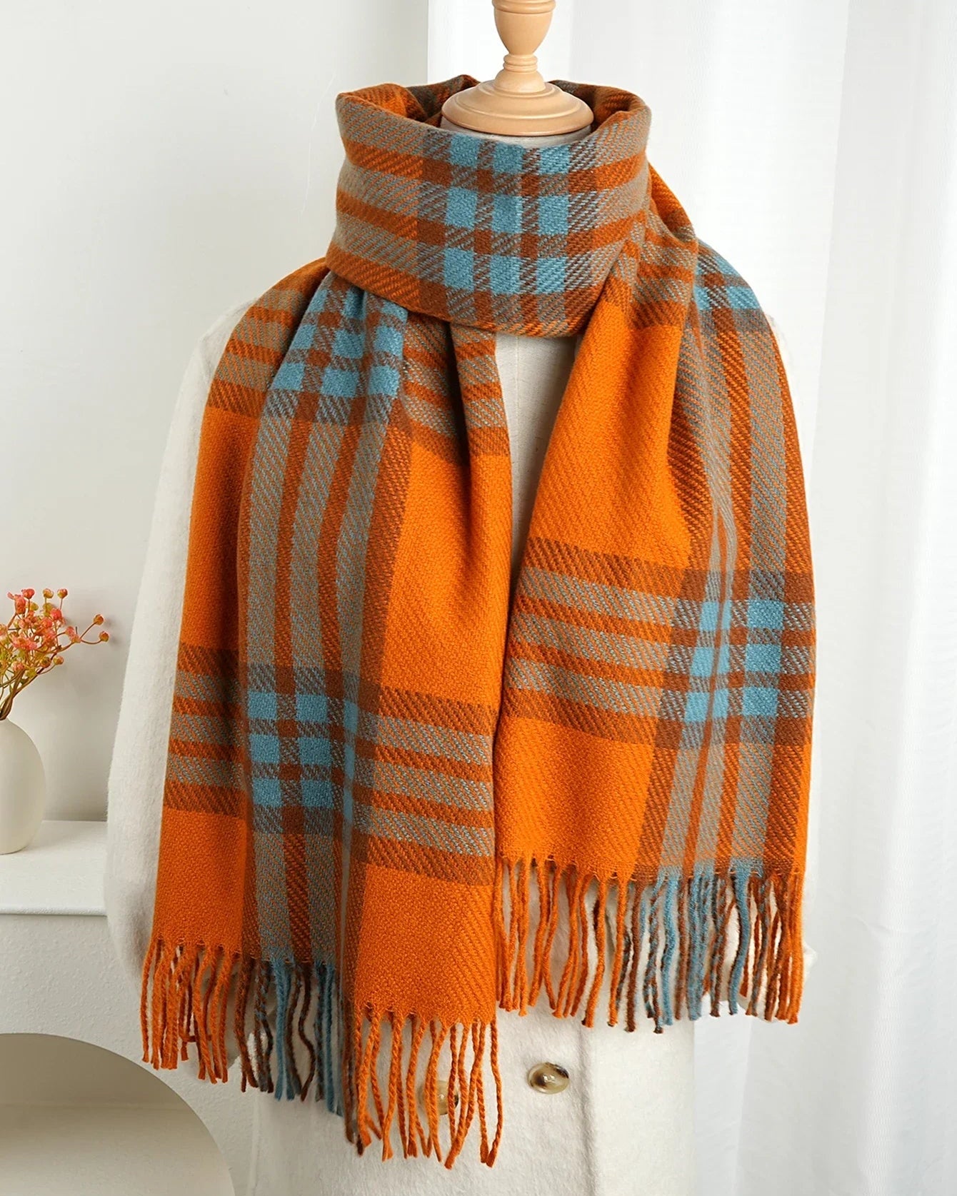 Classic Plaid High-Quality Scarf