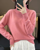 Mink Cashmere Turtleneck Sweater