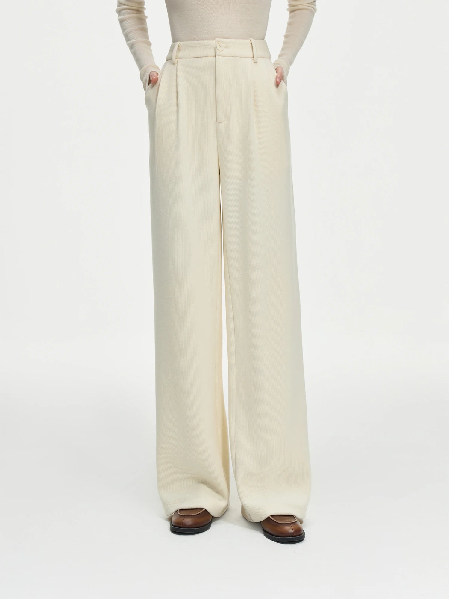 Commuter Straight Knitted Pants