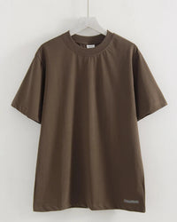 Loose Cotton Knit O-Neck Tee