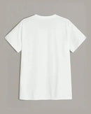 Orange-Print Cotton T-Shirt
