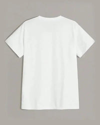 Orange-Print Cotton T-Shirt