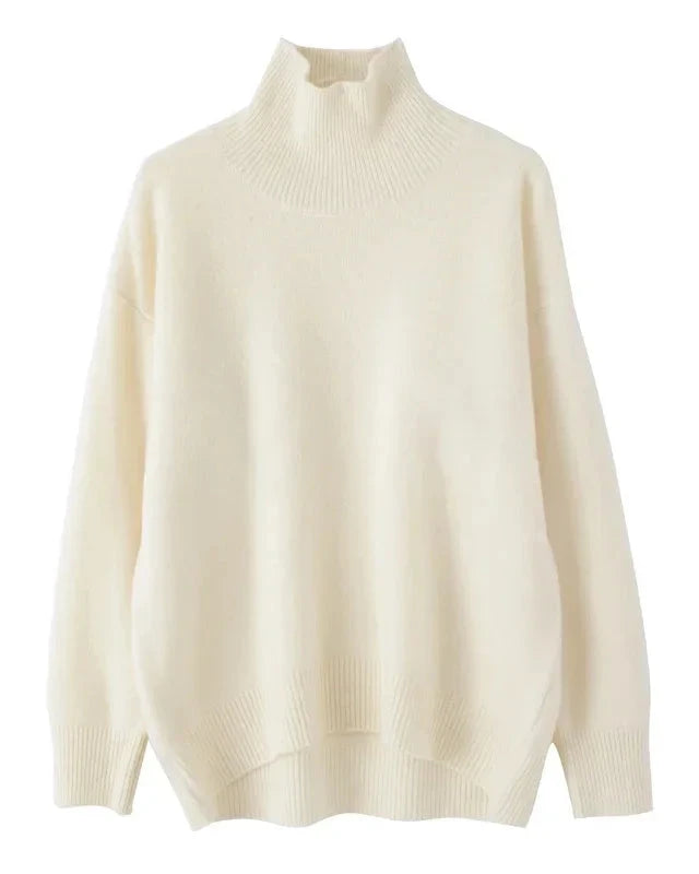 Women's Wool Turtleneck Sweater