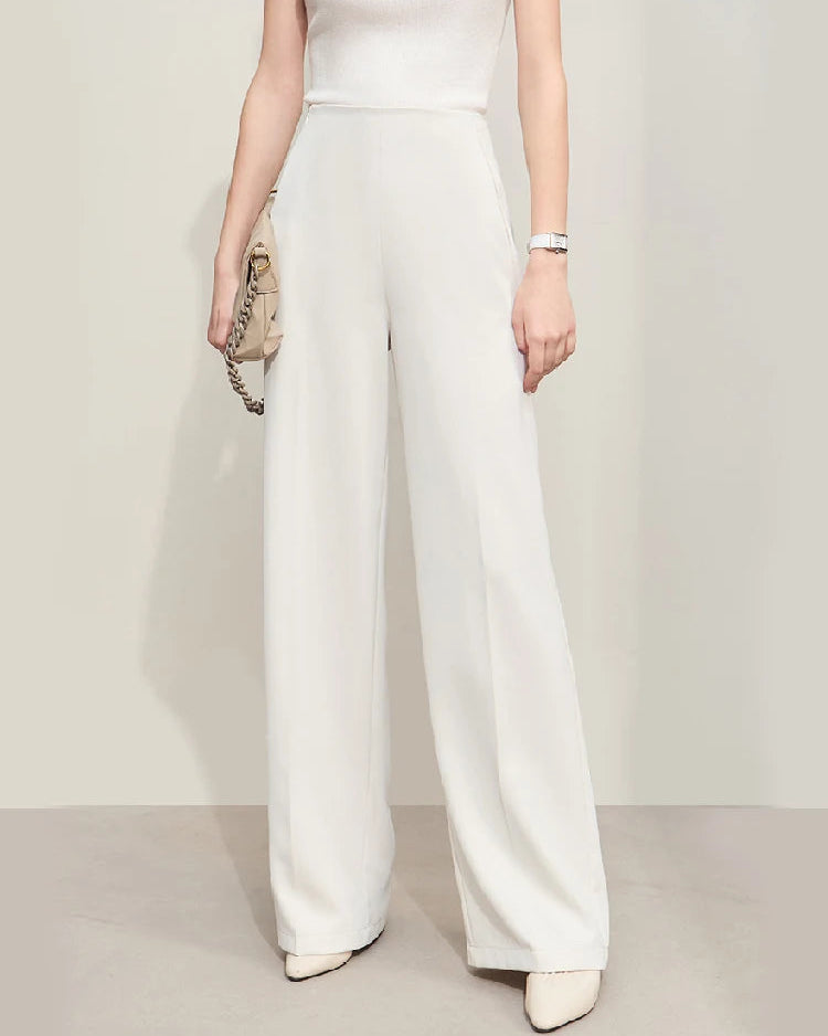 New Straight-Leg Casual Wide-Leg Pants