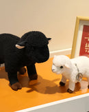 Lifelike Sheep Plush Stuffed Animal Toy