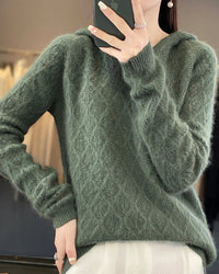 Mink Cashmere Hooded Sweater
