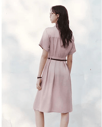 Casual And Stylish Fitted Button Denim Dress
