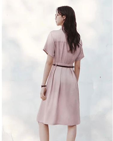 Casual And Stylish Fitted Button Denim Dress