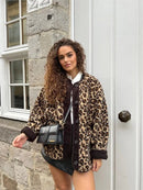Leopard Printted Short Jacket