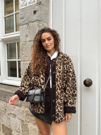 Leopard Printted Short Jacket