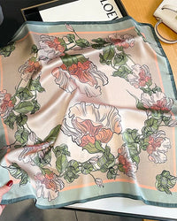New Women's Silk Printed Scarf