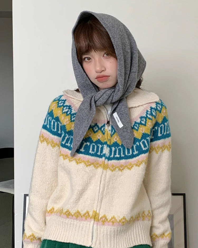 Wool Triangle Scarf