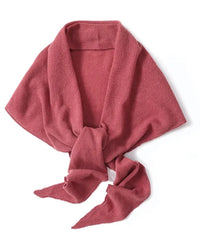 Oversized Wool Triangle Wrap Shawl