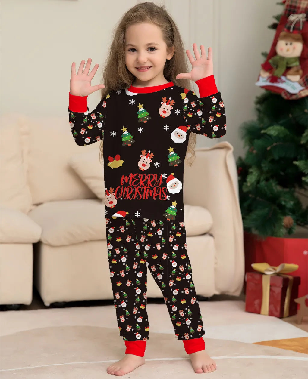 2024 Christmas Family Matching Pajamas Set Pjs
