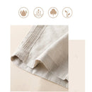 Cotton-Linen Blended Wide Leg Trousers