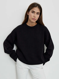 O Neck Casual Loose Sweater