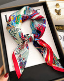 New Women's Silk Printed Scarf