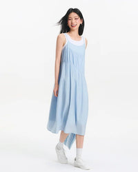 Irregular Gentle Two-Piece Slip Dress