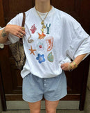 Casual Short Sleeve Graphic T-Shirt