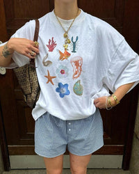Casual Short Sleeve Graphic T-Shirt