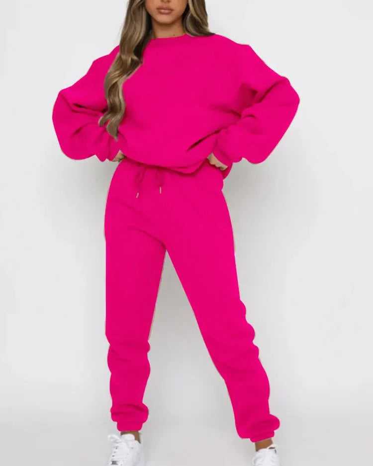 Thicken Sweatshirt & Pants Set
