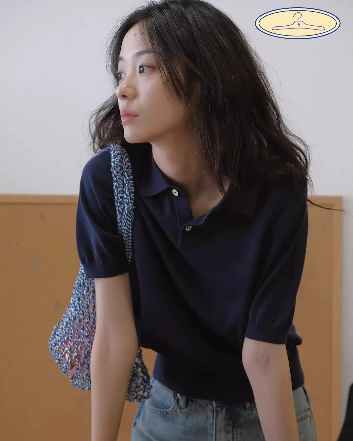 Ice Silk Knitted Polo Shirt