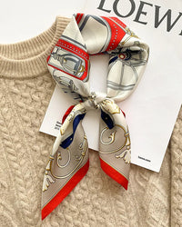 New Women's Silk Printed Scarf
