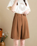 Relaxed High-Rise Woven Shorts