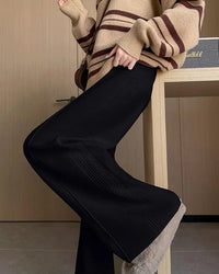 Women's Relaxed Knit Wide Leg Pants