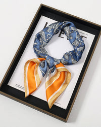 Multifunction Paisley Square Silk Scarf