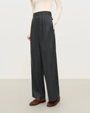 Loose-Fitting Straight-Leg Casual Trousers