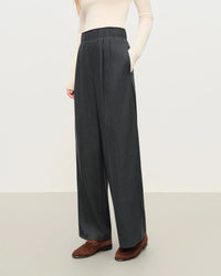 Loose-Fitting Straight-Leg Casual Trousers