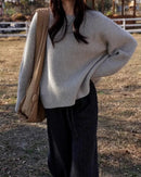 Luxe Cashmere Round Neck Pullover