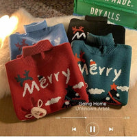 Turtleneck Christmas Sweater Ugly Sweater