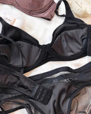 Ice Silk Comfortable Push-Up Bra Set