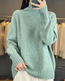 Thick Merino Wool Turtleneck Sweater