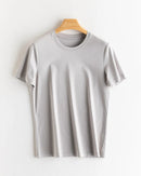 Women's Solid-Color Crew-Neck T-Shirt