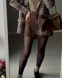 Asymmetric A-Line Mini Skort