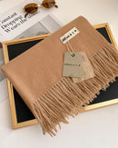 Faux Cashmere Thick Wrap Scarf in Colors