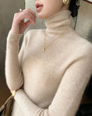 Cashmere Turtleneck Slim-Fit Pullover Sweater