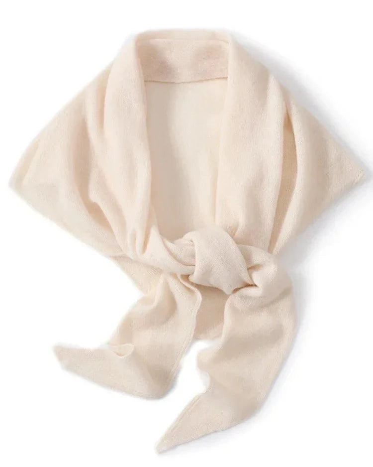 Oversized Wool Triangle Wrap Shawl