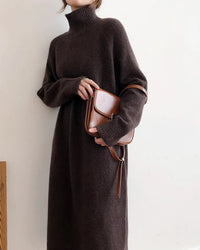 Cashmere Knit Sweater Dress