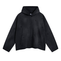 Disstressed Ripped Hoodies