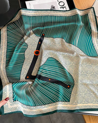 New Women's Silk Printed Scarf