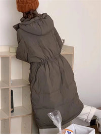 Oversized Long Parka Jacket with A Hood