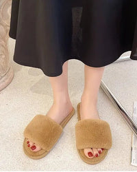 Fuzzy House Slippers