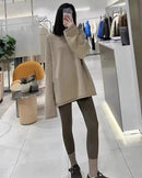Mid-Length Cashmere Crewneck Sweater